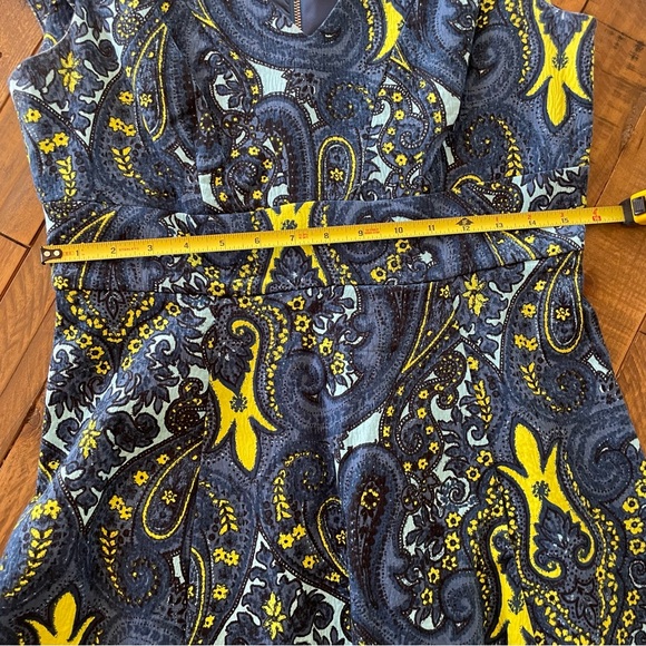 Plenty by Tracy Reece Paisley Tapestry Dress Women’s Size 10 - Picture 4 of 10